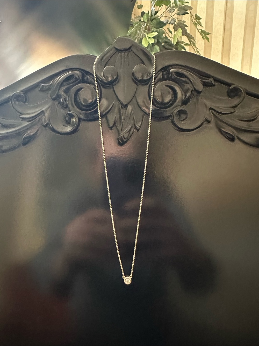 Tiffany & Co. Peretti .17 Diamonds by the Yard 16” Silver Pendant with Receipt